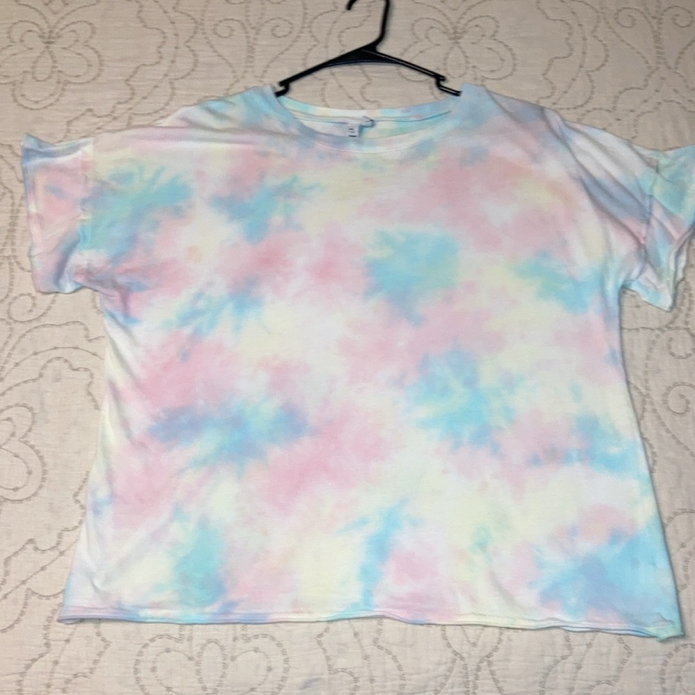 Chicka-D Pastel Tie-Dye Women's Top